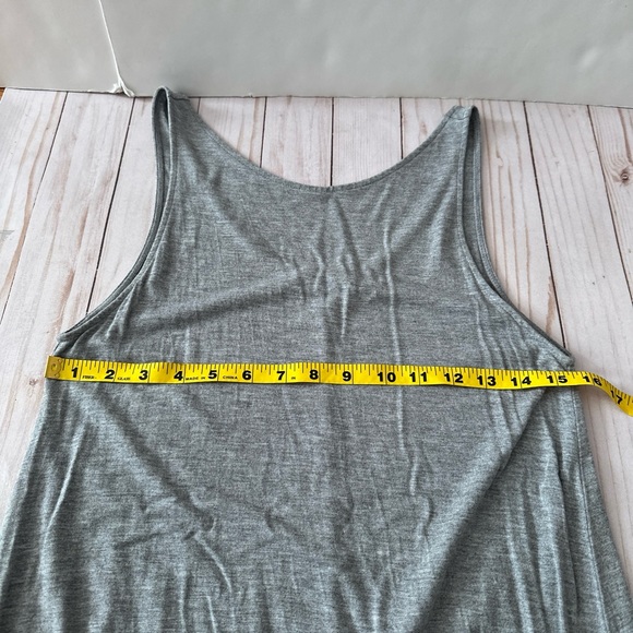 EVERLANE The Ryan Tank Maxi Dress in Gray M - Picture 7 of 9